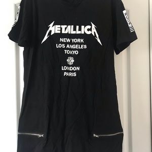 LAST DROP! Metallica Graphic Print T shirt